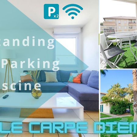 *Le Carpe Diem, Appartement 2 Chambres, Piscine, 2 Parking, Clim* มงต์เปอลิเยร์ ภายนอก รูปภาพ