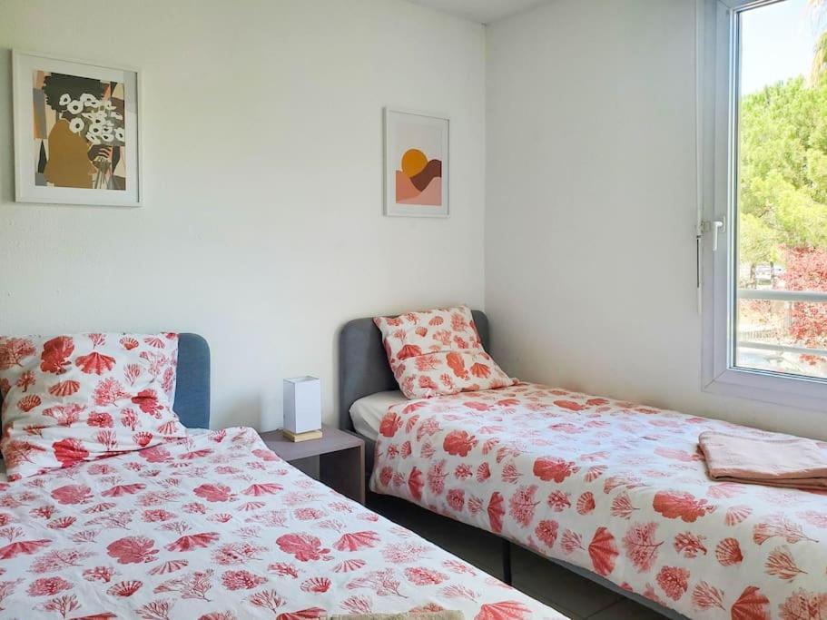 *Le Carpe Diem, Appartement 2 Chambres, Piscine, 2 Parking, Clim* มงต์เปอลิเยร์ ภายนอก รูปภาพ